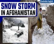 Afghanistan grapples with heavy snowfall, claiming 15 lives and injuring nearly 30 individuals, while approximately ten thousand livestock perish. Residents express anxiety over blocked roads and stranded livestock, urging government assistance. Committees are formed to address damages, with millions allocated to support affected provinces.&#60;br/&#62; &#60;br/&#62;#Afghanistan #Afghanistansnowfall #Snowstorm #AfghanistanSnow #Afghanistannews #Afghancrisis #Weathernews #Internationalnews #Worldnews #Oneindia #Oneindianews &#60;br/&#62;~PR.152~ED.101~HT.95~