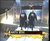 X Wrestling Federation Tag Team Match: The Nasty Boys (Brian Knobbs &amp; Jerry Sags) vs. The Shane Twins (Mike Shane &amp; Todd Shane)