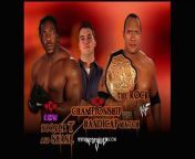 WWE.Unforgiven.2001 The Rock&#39;s challenge against wrestlers Booker T and Mick Man&#60;br/&#62; تحدي ذا روك ضد مصارعين بوكر تي وميك مان