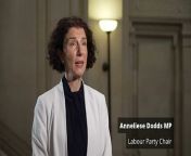 Labour Party chair Anneliese Dodds says Theresa May’s decision to step down as an MP at the next General Election is yet another sign that ‘now is the time for change’. The former prime minister says said she will not seek re-election when voters go to the polls later this year – bringing to an end, her 27-year parliamentary career. Report by Covellm. Like us on Facebook at http://www.facebook.com/itn and follow us on Twitter at http://twitter.com/itn