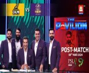 The Pavilion &#124; Peshawar Zalmi vs Quetta Gladiators (Post-Match) Expert Analysis &#124; 8 Mar 2024 &#124; PSL9&#60;br/&#62;&#60;br/&#62;Catch our star-studded panel on #ThePavilion as we bring to you exclusive analysis for every match, live only on #ASportsHD!&#60;br/&#62;&#60;br/&#62;#WasimAkram #PSL9#HBLPSL9 #MohammadHafeez #MisbahUlHaq #AzharAli #FakhareAlam #quettagaladiators #peshawarzalmi &#60;br/&#62;&#60;br/&#62;Catch HBLPSL9 every moment live, exclusively on #ASportsHD!Follow the A Sports channel on WhatsApp: https://bit.ly/3PUFZv5#ASportsHD #ARYZAP