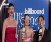 Katy Perry caught up with Billboard&#39;s Rania Aniftos and Lilly Singh at Billboard Women in Music 2024. Watch Billboard Women in Music 2024 on Thursday, March 7th at 8 PM ET/ 5 PM PT at https://www.billboard.com/h/women-in-music/