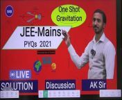 Kepler&#39;s Law, Kepler&#39;s Law PYQs, Kepler&#39;s Law JEE Mains PYQs, Gravitation _ Gravitation PYQs, Gravitation JEE mains, Gravitation 11th #nlm #physics #pyq #sunray #gravitation #kepler #keplerslaw &#60;br/&#62;&#60;br/&#62;In today&#39;s live session, we solved and explained PYQs of &#92;