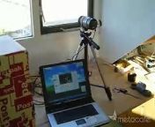 For around &#36;40 you can make a high powered spy telescope with little more than PVC pipes and a cheap webcam.