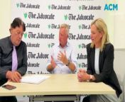 The Advocate&#39;s Sean Ford questions Premier Jeremy Rockliff and Labor leader Rebecca White over their AFL stadium position.