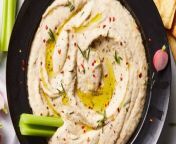 This creamy white bean dip recipe is the easiest last-minute appetizer. Serve at a Super Bowl party or whenever you have friends and family over.