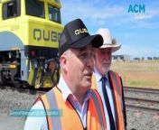 WATCH: The first freight train arrives on the new Intermodal Freight terminal trainline. TRC General Manager Paul Bennett was lucky enough to be aboard. Video by Gareth Gardner