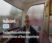 Sadiq Khan Hails Completion Of Superloop Bus Network’s 138km Circle
