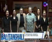 Bumisita sa GMA Network ang opisyal ng isa sa mga long-time partners nito sa industriya na Latin Media Corporation.&#60;br/&#62;&#60;br/&#62;&#60;br/&#62;Balitanghali is the daily noontime newscast of GTV anchored by Raffy Tima and Connie Sison. It airs Mondays to Fridays at 10:30 AM (PHL Time). For more videos from Balitanghali, visit http://www.gmanews.tv/balitanghali.&#60;br/&#62;&#60;br/&#62;#GMAIntegratedNews #KapusoStream&#60;br/&#62;&#60;br/&#62;Breaking news and stories from the Philippines and abroad:&#60;br/&#62;GMA Integrated News Portal: http://www.gmanews.tv&#60;br/&#62;Facebook: http://www.facebook.com/gmanews&#60;br/&#62;TikTok: https://www.tiktok.com/@gmanews&#60;br/&#62;Twitter: http://www.twitter.com/gmanews&#60;br/&#62;Instagram: http://www.instagram.com/gmanews&#60;br/&#62;&#60;br/&#62;GMA Network Kapuso programs on GMA Pinoy TV: https://gmapinoytv.com/subscribe