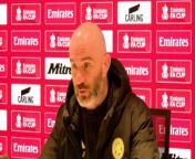 Leicester City manager Enzo Maresca discusses their disappointing 4-2 defeat and FA Cup knockout match against Chelsea &#60;br/&#62;&#60;br/&#62;Stamford Bridge, London, UK