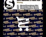 [SMR013] Rico Martinez &amp; Pablo Ros - Wrong [Supermarket Records]&#60;br/&#62;&#60;br/&#62;Support By The Best Deejays Around The World!&#60;br/&#62;&#60;br/&#62;Artist: Rico Martinez &amp; Pablo Ros&#60;br/&#62;Title: Wrong&#60;br/&#62;Label: Supermarket Records&#60;br/&#62;Catalog#: SMR0013&#60;br/&#62;Format: 3 x File, MP3, 320 kbps&#60;br/&#62;Country: Spain&#60;br/&#62;Released: 12-05-2011&#60;br/&#62;Style: Tech-House, Minimal&#60;br/&#62;&#60;br/&#62;Tracklist:&#60;br/&#62;&#60;br/&#62;1 - Rico Martinez &amp; Pablo Ros - Wrong (Powerdrum Mix)&#60;br/&#62;2 - Rico Martinez &amp; Pablo Ros - Wrong (Dani Sbert Remix)&#60;br/&#62;3 - Rico Martinez &amp; Pablo Ros - Wrong (Crisdeluxe Real4play Remix)&#60;br/&#62;&#60;br/&#62;Support Rico Martinez &amp; Supermarket Records on Beatport, only 1,57%u20AC&#60;br/&#62;&#60;br/&#62;- Beatport Link: https://www.beatport.com/es-ES/html/content/release/detail/369140&#60;br/&#62;&#60;br/&#62;Coomig Soon &#92;