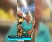 A woman was caught on camera going on a racial tirade in a Walmart in Bentonville, Arkansas. In the video posted to Facebook by user Eva Hicks, the ranting lady goes all in on the ignorance when she&#39;s called out by another customer