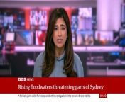 More than 150 rescued after floods in Sydney, Australia BBC News from bbc hannahjames710