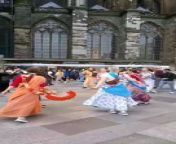 Beautiful women dancing in front of the cathedral in Cologne from beautiful girl ki jabardast chudai ka 3gp video mp3 desi