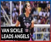 Van Sickle leads angels to victory over Cool Smashers&#60;br/&#62;&#60;br/&#62;Petro Gazz Angel Brooke Van Sickle flexed her wings after making a triple-double and career-high performance of 29 points, 12 excellent digs, and 20 excellent receptions in their five-set win against the Cool Smashers.&#60;br/&#62;&#60;br/&#62;In her first time facing Creamline, Van Sickle said that she remained focus and kept her grit.&#60;br/&#62;&#60;br/&#62;After suffering two losses (against Chery and Choco) via a five-set match, the Angels made sure that they will not be the one to go home with a broken heart as they took down the Cool Smashers, 15-25, 18-25, 26-24, 25-19, 15-13, in the Premier Volleyball League (PVL) All-Filipino Conference at the Sta. Rosa Sports Complex in Laguna on Saturday, April 6.&#60;br/&#62;&#60;br/&#62;Video by Nicole Anne D.G. Bugauisan&#60;br/&#62;&#60;br/&#62;Subscribe to The Manila Times Channel - https://tmt.ph/YTSubscribe&#60;br/&#62; &#60;br/&#62;Visit our website at https://www.manilatimes.net&#60;br/&#62; &#60;br/&#62; &#60;br/&#62;Follow us: &#60;br/&#62;Facebook - https://tmt.ph/facebook&#60;br/&#62; &#60;br/&#62;Instagram - https://tmt.ph/instagram&#60;br/&#62; &#60;br/&#62;Twitter - https://tmt.ph/twitter&#60;br/&#62; &#60;br/&#62;DailyMotion - https://tmt.ph/dailymotion&#60;br/&#62; &#60;br/&#62; &#60;br/&#62;Subscribe to our Digital Edition - https://tmt.ph/digital&#60;br/&#62; &#60;br/&#62; &#60;br/&#62;Check out our Podcasts: &#60;br/&#62;Spotify - https://tmt.ph/spotify&#60;br/&#62; &#60;br/&#62;Apple Podcasts - https://tmt.ph/applepodcasts&#60;br/&#62; &#60;br/&#62;Amazon Music - https://tmt.ph/amazonmusic&#60;br/&#62; &#60;br/&#62;Deezer: https://tmt.ph/deezer&#60;br/&#62;&#60;br/&#62;Tune In: https://tmt.ph/tunein&#60;br/&#62;&#60;br/&#62;#themanilatimes &#60;br/&#62;#philippines&#60;br/&#62;#volleyball &#60;br/&#62;#sports&#60;br/&#62;