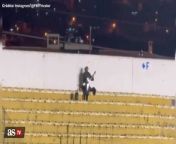Watch: The Strongest fan plays electric guitar in the stands from stand m