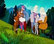The Boy Who Cried Wolf ⭐Tales of Magic REMASTERED ⭐ 2160p Old Cartoon from young boy and old ledy mom
