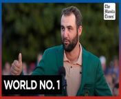 Scottie Scheffler wins another Masters green jacket&#60;br/&#62;&#60;br/&#62;Scottie Scheffler dominated the Masters, staying focused on his game and achieving a level of success unmatched in golf since Tiger Woods. With consistent play and a strong showing at Augusta National, Scheffler claimed his second Masters win in three years, solidifying his position as the top-ranked player globally.&#60;br/&#62;&#60;br/&#62;Photos by AP&#60;br/&#62;&#60;br/&#62;Subscribe to The Manila Times Channel - https://tmt.ph/YTSubscribe &#60;br/&#62;Visit our website at https://www.manilatimes.net &#60;br/&#62; &#60;br/&#62;Follow us: &#60;br/&#62;Facebook - https://tmt.ph/facebook &#60;br/&#62;Instagram - https://tmt.ph/instagram &#60;br/&#62;Twitter - https://tmt.ph/twitter &#60;br/&#62;DailyMotion - https://tmt.ph/dailymotion &#60;br/&#62; &#60;br/&#62;Subscribe to our Digital Edition - https://tmt.ph/digital &#60;br/&#62; &#60;br/&#62;Check out our Podcasts: &#60;br/&#62;Spotify - https://tmt.ph/spotify &#60;br/&#62;Apple Podcasts - https://tmt.ph/applepodcasts &#60;br/&#62;Amazon Music - https://tmt.ph/amazonmusic &#60;br/&#62;Deezer: https://tmt.ph/deezer &#60;br/&#62;Tune In: https://tmt.ph/tunein&#60;br/&#62; &#60;br/&#62;#themanilatimes&#60;br/&#62;#worldnews &#60;br/&#62;#golf&#60;br/&#62;#greenjacket&#60;br/&#62;