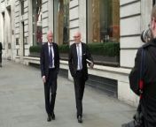 The Post Office&#39;s former managing director arrives to give evidence at the Post Office inquiry in central London. In his evidence, Alan Cook tells the inquiry he did not realise the Post Office brought its own prosecutions and says he &#92;