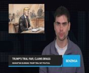 Manhattan DA Alvin Bragg says the trial of Former President Donald Trump is similar to many white-collar prosecutions and denies political motives. Trump is accused of falsifying business records related to hush money payments during the 2016 campaign. Bragg has been the target of intense attacks from Trump, who has labeled prosecutor Bragg as a &#92;