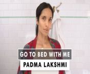 Padma Lakshmi takes us through her entire nighttime skincare routine, from managing her hyperpigmentation with dark spot serum to exfoliating her lips with a toothbrush. She even reveals the products she uses for a nice mood boost and proves that a little extra eye cream never hurt anybody.&#60;br/&#62;#PadmaLakshmi #GoToBedWithMe #BAZAAR