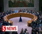 The United States on Thursday (April 18) effectively stopped the United Nations from recognising a Palestinian state by casting a veto in the Security Council to deny the Palestinian Authority full membership of the world body.&#60;br/&#62;&#60;br/&#62;It vetoed a draft resolution that recommended to the 193-member UN General Assembly that &#92;