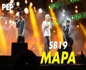 P-Pop group SB19 graced the Aurora Music Festival stage and performed their song &#92;