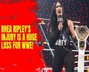 Rhea Ripley&#39;s injury is a huge loss for WWE! But her comeback storyline could be epic! #RheaRipley #WWE #Raw #SummerSlam #LivMorgan