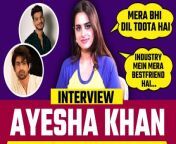 Watch Exclusive Interview of Ayesha Khan. She talks about her latest song Khaali Botal, Heart break, upcoming projects and much more...Watch Video to know more... &#60;br/&#62; &#60;br/&#62;#abhishekkumar #ayeshakhan #ayeshakhaninterview #khaalibotalsong&#60;br/&#62;~HT.178~PR.130~