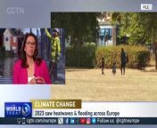 Samantha Burgess, C3S deputy Director spoke to CGTN Europe on Europe experiences widespread flooding and severe heatwaves in 2023.
