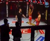 An MMA star has been handed a lifetime ban from the Hard Fighting Championship after kicking a ring girl before his about over the weekend.&#60;br/&#62;&#60;br/&#62;Iranian fighter Ali Heibati faced Arkady Osipyan at the Hardcore MMA tournament in Moscow on Friday night.&#60;br/&#62;&#60;br/&#62;Before the fight had even underway, Heibati bizarrely stepped forward and kicked a ring girl in the derriere as she walked past holding up a card signaling that the opening round was about to start.&#60;br/&#62;&#60;br/&#62;The woman turned around and was taken aback by Heibati&#39;s behavior, approaching him to voice her disapproval before the referee stepped in to keep them apart and appeared to warn Heibati about his conduct.&#60;br/&#62;&#60;br/&#62;The fight was allowed to start moments later, but it was a short contest as Osipyan secured victory by technical knockout in the first round.&#60;br/&#62;&#60;br/&#62;His win was confirmed by the referee waving off the fight with just over 30 seconds left in the round as he determined Heibati was in no position to defend himself.&#60;br/&#62;&#60;br/&#62;As the referee walked Osipyan back to his corner, Heibati rose to his feet and started attacking his opponent, landing multiple cheap shots while his back was turned.&#60;br/&#62;&#60;br/&#62;He was quickly pulled away and several people got into the cage to separate the two men while they awaited the official verdict.&#60;br/&#62;&#60;br/&#62;The drama wasn&#39;t over there, as the two fighters took the microphone inside the cage afterward.&#60;br/&#62;&#60;br/&#62;Heibati seemed annoyed by something that was said to him and aimed another kick, this time at head height toward a commentator, before exchanging angry words with the man.&#60;br/&#62;&#60;br/&#62;Further footage has emerged of Heibati then getting attacked by members of the crowd following his bout as he was pushed over some chairs and took several blows to the head.&#60;br/&#62;&#60;br/&#62;Following his shameful actions, Heibati took to social media to apologize to the ring girl named Maria.&#60;br/&#62;&#60;br/&#62;&#39;Hello everyone. This is for Maria. I didn&#39;t act right with her. The reason was that before the MMA fight, there were a lot of fistfights. I stayed there in the cage and I just wanted to go out and fight,&#39; he said. &#60;br/&#62;&#60;br/&#62;&#39;I was tense and, as most understand, emotions flourish in the fight, so before the fight, I acted badly towards María.&#60;br/&#62;&#60;br/&#62;&#39;I want to publicly apologize to her. I am a married man, so I respect the female gender. She was doing her job and I, after the fight, didn&#39;t admit my guilt either, because they also hit me on the head. Tell María that I am sorry.&#39;&#60;br/&#62;&#60;br/&#62;Despite his apology, Heibati has still been hit with a lifetime ban from HFC. &#60;br/&#62;&#60;br/&#62;He is not the first MMA star to lose his job after outrageous behavior inside the cage Brazilian youngster Igor Severino was cut from the UFC last month for biting his opponent on his debut with the organization.&#60;br/&#62;&#60;br/&#62;Severino took a chunk out of his fellow Brazilian Andre Lima&#39;s arm and was disqualified before losing his job, and he subsequently revealed that he received death threats following his behavior.