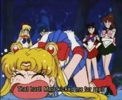 Sailor Moon Gets Kicked in the Booty (Episode 43 sub) from clit booty