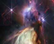 The James Webb Space Telescope&#39;s look at the Rho Ophiuchi cloud complex. The image showcase a &#92;
