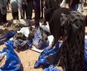 Civil Defense Recovers 283 Bodies From Temporary Burial Ground from big body a