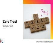 What is Zero Trust Model &#124; What is Zero Trust Architecture &#124; Principles of Zero Trust Security &#124; ZTA&#60;br/&#62;&#60;br/&#62;Description:&#60;br/&#62;Welcome to my video titled &#92;
