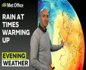 The band of rain will continue to move northwards across the east of Scotland through the evening. An organised band of showers moves north-eastwards across Northern Ireland and into northern England and south-western Scotland late evening and into Monday morning. Showers affect the south west of England and Wales, before another persistent band of rain moves across Northern Ireland.– This is the Met Office UK Weather forecast for the evening of 28/04/24. Bringing you today’s weather forecast is Marco Petagna.