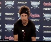 Josh Naylor discusses playing against former team and walk-off win after Guardians come back, winning 6-5 in the 10th.