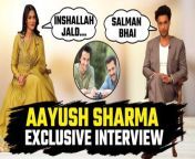 Watch Exclusive Interview of Aayush Sharma.In this Interview, Aayush Sharma and Sushrii Shreya Mishraa talkedabout their film Ruslaan,Salman Khan and future projects. Watch Video to know more &#60;br/&#62; &#60;br/&#62;#AayushSharma #Ruslaan #AayushSharmaInterview &#60;br/&#62;~PR.126~ED.134~