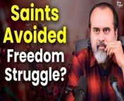 Full Video: Why didn&#39;t the saints fight for the country&#39;s freedom? &#124;&#124; Acharya Prashant, on Raman Maharshi (2019)&#60;br/&#62;Link: &#60;br/&#62;&#60;br/&#62; • Why didn&#39;t the saints fight for the c...&#60;br/&#62;&#60;br/&#62;➖➖➖➖➖➖&#60;br/&#62;&#60;br/&#62;‍♂️ Want to meet Acharya Prashant?&#60;br/&#62;Be a part of the Live Sessions: https://acharyaprashant.org/hi/enquir...&#60;br/&#62;&#60;br/&#62;⚡ Want Acharya Prashant’s regular updates?&#60;br/&#62;Join WhatsApp Channel: https://whatsapp.com/channel/0029Va6Z...&#60;br/&#62;&#60;br/&#62; Want to read Acharya Prashant&#39;s Books?&#60;br/&#62;Get Free Delivery: https://acharyaprashant.org/en/books?...&#60;br/&#62;&#60;br/&#62; Want to accelerate Acharya Prashant’s work?&#60;br/&#62;Contribute: https://acharyaprashant.org/en/contri...&#60;br/&#62;&#60;br/&#62; Want to work with Acharya Prashant?&#60;br/&#62;Apply to the Foundation here: https://acharyaprashant.org/en/hiring...&#60;br/&#62;&#60;br/&#62;➖➖➖➖➖➖&#60;br/&#62;&#60;br/&#62;Video Information:&#60;br/&#62;Month of Awakening, 13.10.19, Advait Bodhsthal, Greater Noida, India&#60;br/&#62;&#60;br/&#62;Context:&#60;br/&#62;The only useful purpose of the present birth is to turn within and realize it. There is nothing else to do. &#60;br/&#62;~ Ramana Maharshi &#60;br/&#62;&#60;br/&#62;~ How do one know if one is suited for Karm or Gyan?&#60;br/&#62;~ Why didn&#39;t saints fight for the country&#39;s freedom?&#60;br/&#62;~ How did political freedom is related to inner freedom? &#60;br/&#62;~ Why didn&#39;t the saints fight for the country&#39;s freedom? &#60;br/&#62;~ What is the unspoken battle of Freedom fighters?&#60;br/&#62;&#60;br/&#62;Music Credits: Milind Date&#60;br/&#62;~~~~~~~~~~~~~ .&#60;br/&#62;
