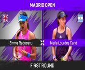 Emma Raducanu suffered a first round defeat at the hands of qualifier Maria Lourdes Carlé