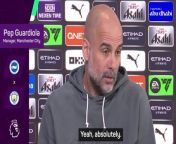 Pep Guardiola says Man City&#39;s title charge &#92;
