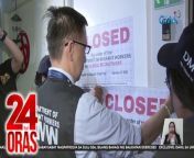 Ipinasara ang isang immigration consultancy firm sa Mandaluyong na nagpapadala ng mga OFW sa Canada. Dahil umano &#39;yan sa illegal recruitment.&#60;br/&#62;&#60;br/&#62;&#60;br/&#62;24 Oras is GMA Network’s flagship newscast, anchored by Mel Tiangco, Vicky Morales and Emil Sumangil. It airs on GMA-7 Mondays to Fridays at 6:30 PM (PHL Time) and on weekends at 5:30 PM. For more videos from 24 Oras, visit http://www.gmanews.tv/24oras.&#60;br/&#62;&#60;br/&#62;#GMAIntegratedNews #KapusoStream&#60;br/&#62;&#60;br/&#62;Breaking news and stories from the Philippines and abroad:&#60;br/&#62;GMA Integrated News Portal: http://www.gmanews.tv&#60;br/&#62;Facebook: http://www.facebook.com/gmanews&#60;br/&#62;TikTok: https://www.tiktok.com/@gmanews&#60;br/&#62;Twitter: http://www.twitter.com/gmanews&#60;br/&#62;Instagram: http://www.instagram.com/gmanews&#60;br/&#62;&#60;br/&#62;GMA Network Kapuso programs on GMA Pinoy TV: https://gmapinoytv.com/subscribe