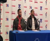 Sixers&#39; Ben Simmons talks about the locker room following the win over the Grizzlies.