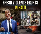 In a brazen display of aggression, gangs in Haiti initiated a significant offensive in the heart of Port-au-Prince, setting ablaze homes and engaging in fierce confrontations with law enforcement that lasted for hours. The harrowing scenes prompted hundreds of residents to flee the violence, marking one of the most severe outbreaks since the instalment of a new prime minister. These alarming attacks underscore the deep-rooted concerns surrounding the pervasive influence of gangs and cast doubt on the government&#39;s capacity to swiftly restore order and stability. The unsettling events have reignited fears and doubts regarding Haiti&#39;s ability to break free from the grip of violence and turmoil that has plagued the nation for years. &#60;br/&#62; &#60;br/&#62;#HaitiViolence #GangViolence #Haiti #NewPrimeMinister #FreshViolence #SecurityConcerns #PoliticalInstability #Gangs #PortauPrince #Caribbean&#60;br/&#62;~HT.99~PR.152~ED.101~