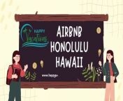 Discover the perfect Airbnb in Honolulu, Hawaii for your tropical getaway! Book now for unbeatable deals at https://www.happyvacationshawaii.com/