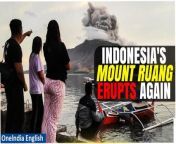 Mount Ruang, located in Indonesia&#39;s North Sulawesi province, erupts multiple times, leading to the evacuation of over 6,000 people and the closure of a nearby international airport. Stay updated with the latest developments on this volcanic activity.&#60;br/&#62; &#60;br/&#62;#Indonesia #MountRuang #MountRuangEruption #IndonesiaNews #MountRuangErupts #IndonesiaEruption #Oneindia&#60;br/&#62;~PR.274~ED.194~GR.125~HT.96~