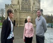 Anne Eyre and Matthew Cousins talk about their forthcoming abseil.Video by Alan Quick from big in quick