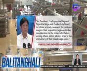 Nanawagan si PBBM sa karapatan ng mga manggagawa.&#60;br/&#62;&#60;br/&#62;&#60;br/&#62;Balitanghali is the daily noontime newscast of GTV anchored by Raffy Tima and Connie Sison. It airs Mondays to Fridays at 10:30 AM (PHL Time). For more videos from Balitanghali, visit http://www.gmanews.tv/balitanghali.&#60;br/&#62;&#60;br/&#62;#GMAIntegratedNews #KapusoStream&#60;br/&#62;&#60;br/&#62;Breaking news and stories from the Philippines and abroad:&#60;br/&#62;GMA Integrated News Portal: http://www.gmanews.tv&#60;br/&#62;Facebook: http://www.facebook.com/gmanews&#60;br/&#62;TikTok: https://www.tiktok.com/@gmanews&#60;br/&#62;Twitter: http://www.twitter.com/gmanews&#60;br/&#62;Instagram: http://www.instagram.com/gmanews&#60;br/&#62;&#60;br/&#62;GMA Network Kapuso programs on GMA Pinoy TV: https://gmapinoytv.com/subscribe