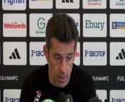 Fulham boss Marco Silva reacts to todays disappointing 4-0 home defeat at Fulham&#39;s last home match of the season&#60;br/&#62;&#60;br/&#62;Craven Cottage, London UK