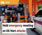 The National Security Council must adopt urgent measures to prevent escalation, says the Bagan MP.&#60;br/&#62;&#60;br/&#62;&#60;br/&#62;Read More: https://www.freemalaysiatoday.com/category/nation/2024/04/02/hold-emergency-meeting-on-kk-mart-attacks-guan-eng-tells-anwar/ &#60;br/&#62;&#60;br/&#62;&#60;br/&#62;Free Malaysia Today is an independent, bi-lingual news portal with a focus on Malaysian current affairs.&#60;br/&#62;&#60;br/&#62;Subscribe to our channel - http://bit.ly/2Qo08ry&#60;br/&#62;------------------------------------------------------------------------------------------------------------------------------------------------------&#60;br/&#62;Check us out at https://www.freemalaysiatoday.com&#60;br/&#62;Follow FMT on Facebook: https://bit.ly/49JJoo5&#60;br/&#62;Follow FMT on Dailymotion: https://bit.ly/2WGITHM&#60;br/&#62;Follow FMT on X: https://bit.ly/48zARSW &#60;br/&#62;Follow FMT on Instagram: https://bit.ly/48Cq76h&#60;br/&#62;Follow FMT on TikTok : https://bit.ly/3uKuQFp&#60;br/&#62;Follow FMT Berita on TikTok: https://bit.ly/48vpnQG &#60;br/&#62;Follow FMT Telegram - https://bit.ly/42VyzMX&#60;br/&#62;Follow FMT LinkedIn - https://bit.ly/42YytEb&#60;br/&#62;Follow FMT Lifestyle on Instagram: https://bit.ly/42WrsUj&#60;br/&#62;Follow FMT on WhatsApp: https://bit.ly/49GMbxW &#60;br/&#62;------------------------------------------------------------------------------------------------------------------------------------------------------&#60;br/&#62;Download FMT News App:&#60;br/&#62;Google Play – http://bit.ly/2YSuV46&#60;br/&#62;App Store – https://apple.co/2HNH7gZ&#60;br/&#62;Huawei AppGallery - https://bit.ly/2D2OpNP&#60;br/&#62;&#60;br/&#62;#FMTNews #KKMart #LimeGuanEng #DrAkmalSaleh